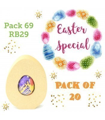 Special Offer 18mm Freestanding Easter Egg CREME EGG Holder - Pack of 20